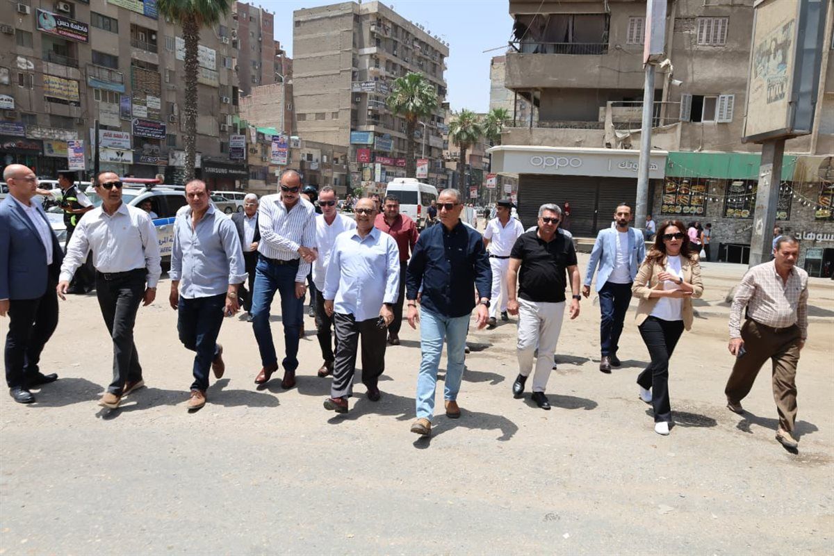 محافظ الجيزة: أعمال توسعة وتطوير لشارع كفر طهرمس لتحسين حركة المرور