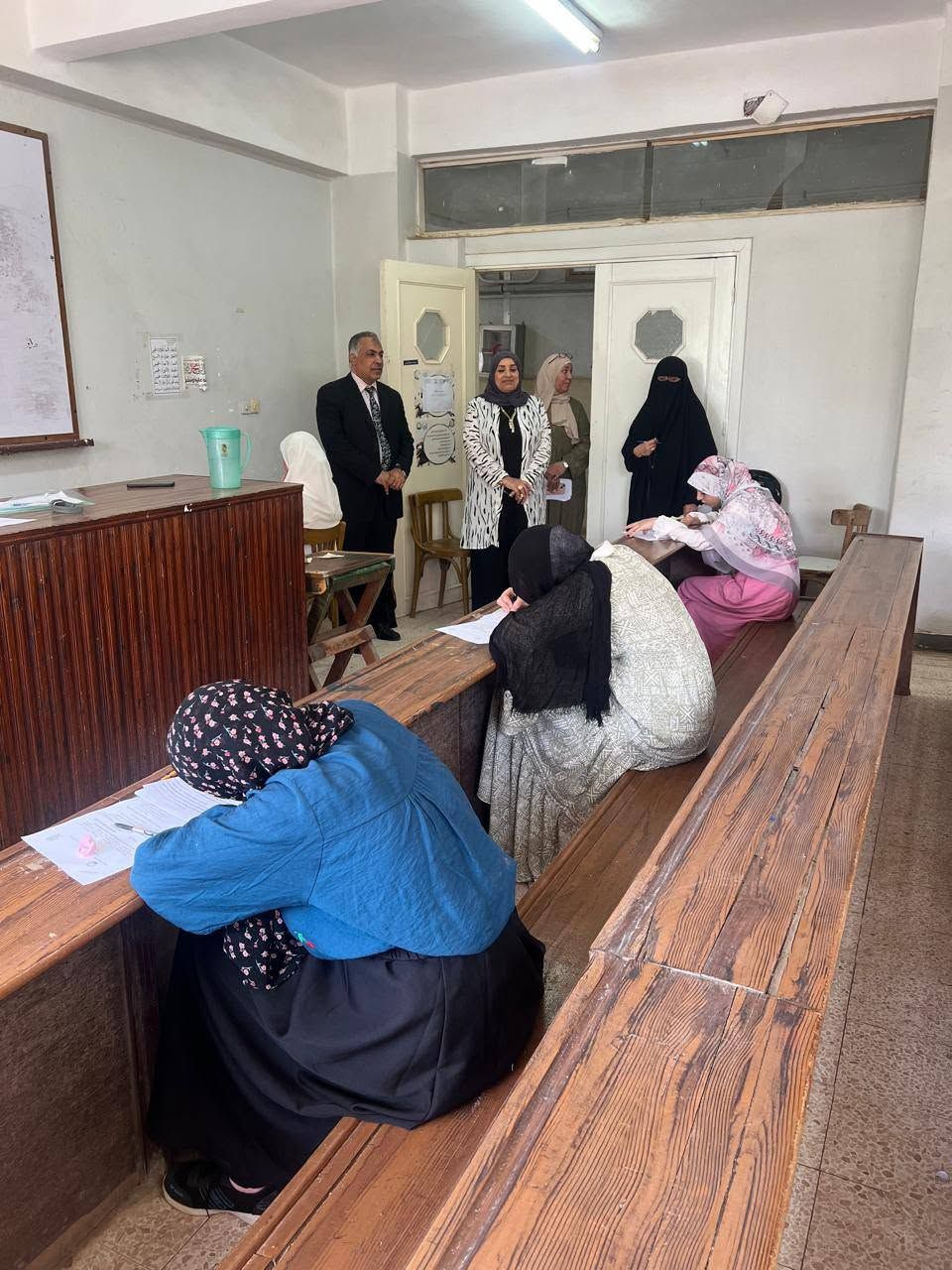 جانب من جولة نائب رئيس جامعة الأزهر
